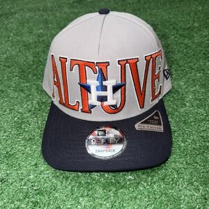 New Era 9FIFTY A-Frame Houston Astros Jose Altuve Player Front Snapback Hat Cap